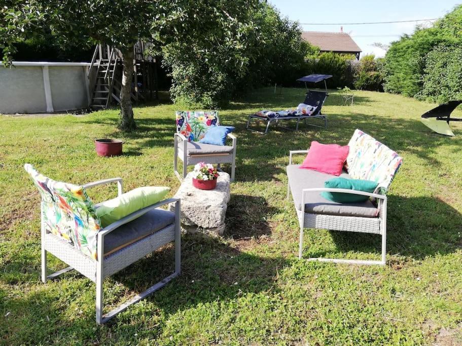 Chambre Privee Calme,Campagne,Etape,Deplacement Pro,Abri Moto Velo,Parking Vaux-sur-Vienne エクステリア 写真
